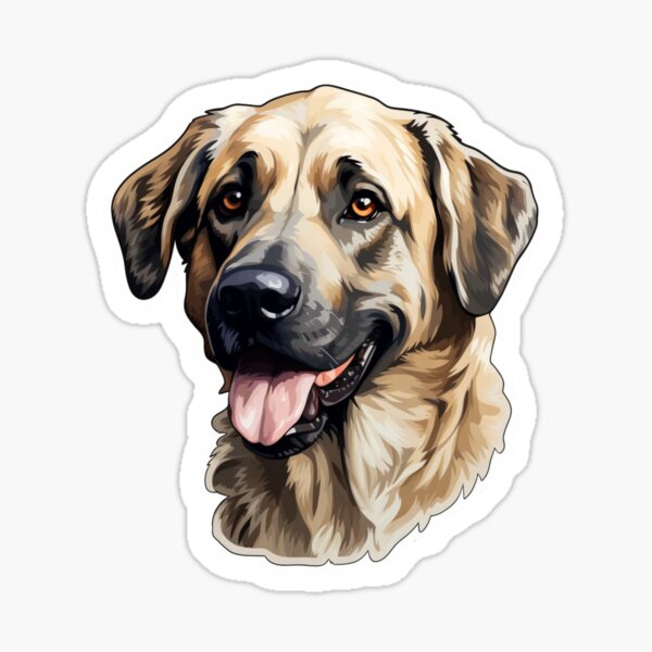 Artikel-Vorschau von Aufkleber für anatolischen Schäferhund / Kangal-Schäferhund-Welpe / süßer Kangal, designt und verkauft von SMARTKIT  DESIGNAGENCY.