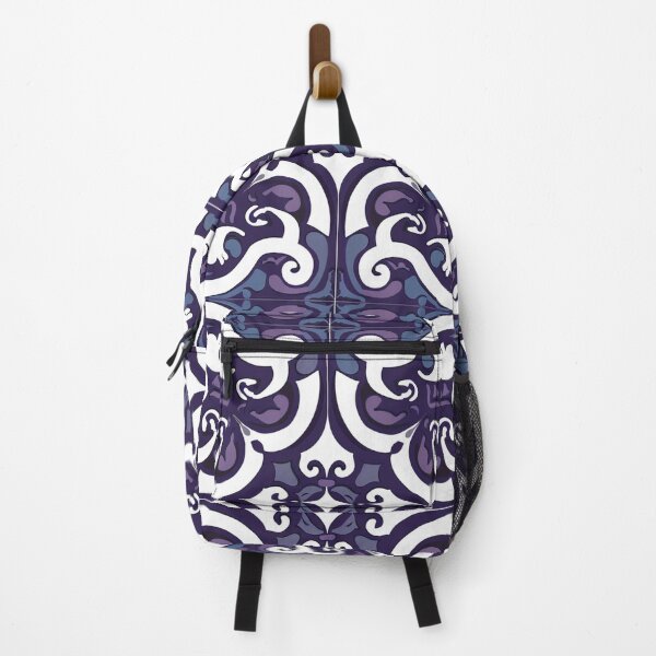 Item preview, Kowhaiwhai Mikin (Blue Light Violet And Purple) Pattern designed and sold by GrinGalore.