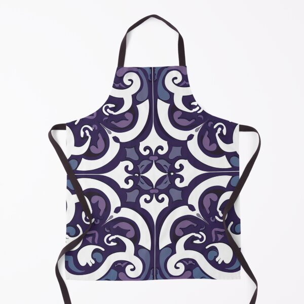 Item preview, Kowhaiwhai Mikin (Blue Light Violet And Purple) Pattern designed and sold by GrinGalore.