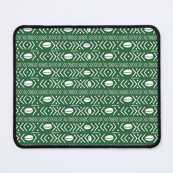 Item preview, pack bogolan fabric green designed and sold by Wolagno.