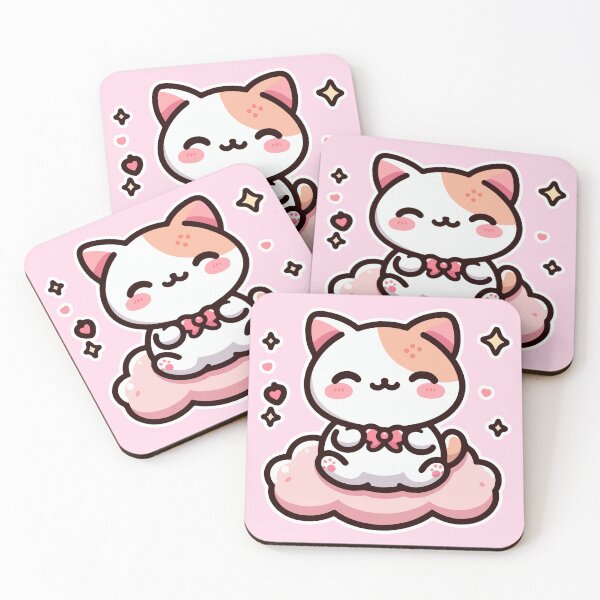Item preview, Kawaii Cute Cat 3 | Pets and Animals for Men and Women t-shirt designed and sold by panchiTWO.
