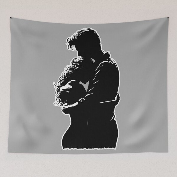 Item preview, Capturing Love's Subtle Essence: A Heartfelt Portrait designed and sold by CoolVisionStd.