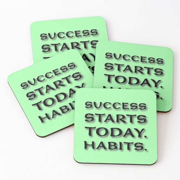 Item preview, (BF) Success starts today. Habits. designed and sold by greatvibes4u.
