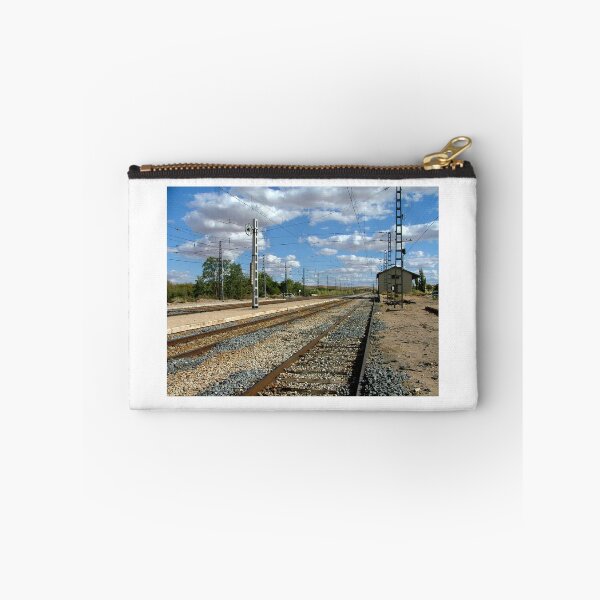 Item preview, Train tracks next to a stop designed and sold by Luis J. de la Fuente.