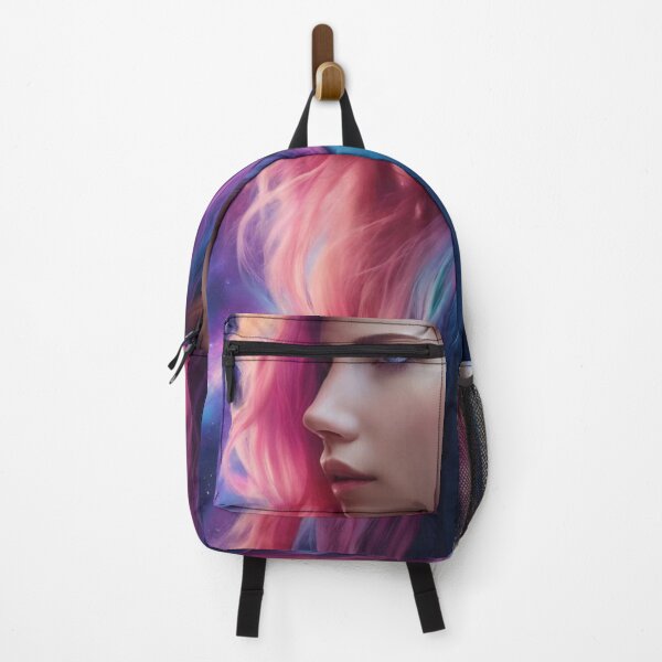 Item preview, Stellar Elegance: A Cosmic Vision of Pastel Nebulae Hair designed and sold by Craig Baumann.