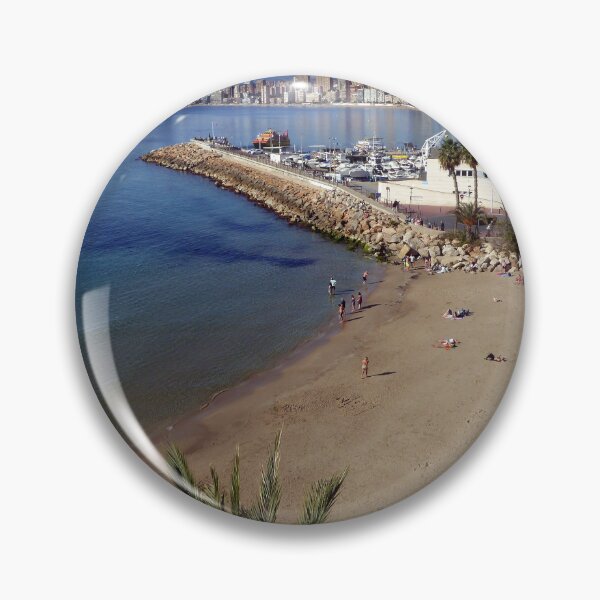 Item preview, Benidorm Mal Pas Beach Costa Blanca Spain designed and sold by AndyEvansPhotos.