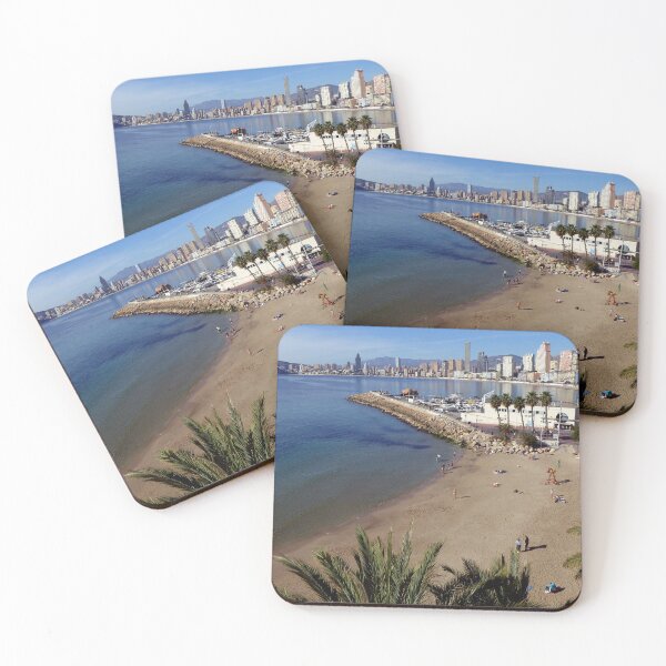 Item preview, Benidorm Mal Pas Beach Costa Blanca Spain designed and sold by AndyEvansPhotos.