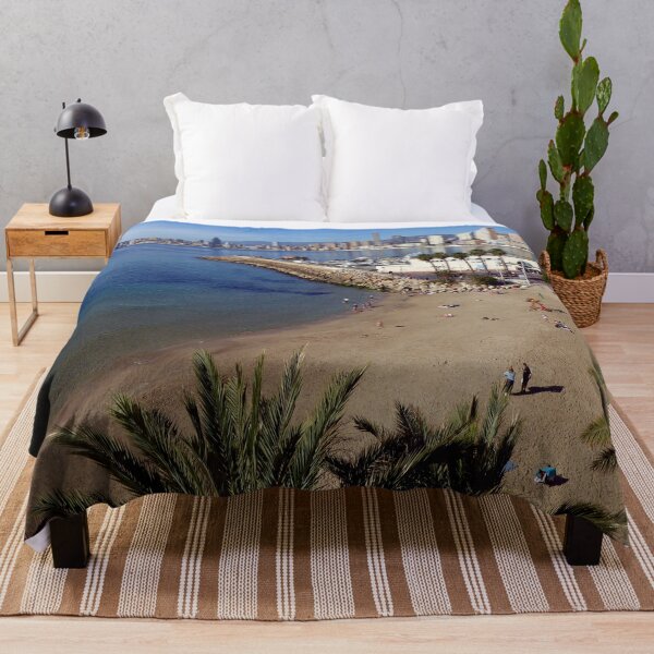 Item preview, Benidorm Mal Pas Beach Costa Blanca Spain designed and sold by AndyEvansPhotos.