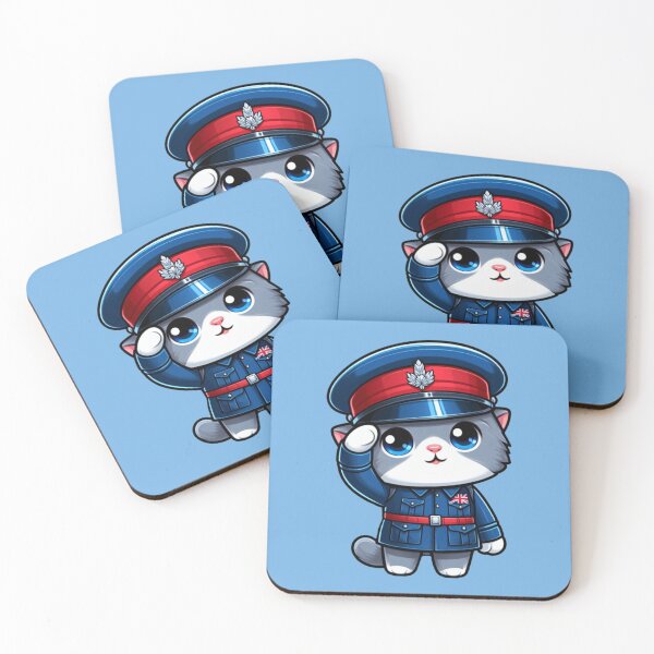 Item preview, Cute British Soldier Cat , Kawaii Soldier Cat, Cat Clipart designed and sold by SnuggleSafari.