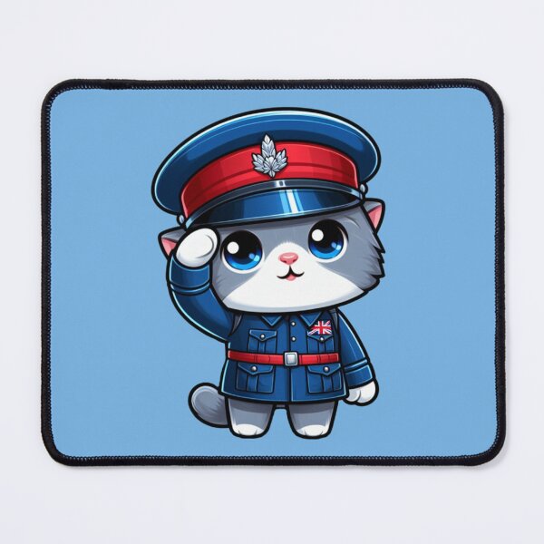 Item preview, Cute British Soldier Cat , Kawaii Soldier Cat, Cat Clipart designed and sold by SnuggleSafari.