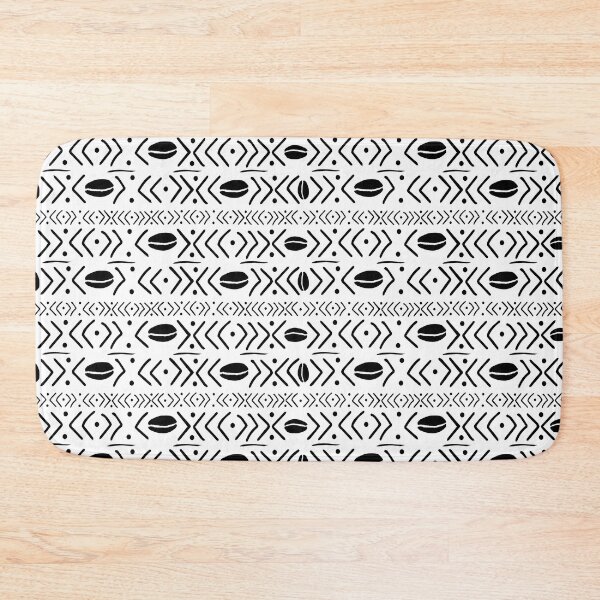 Item preview, pack bogolan fabric WHITE designed and sold by Wolagno.