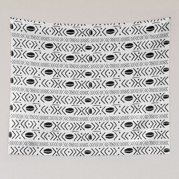 Item preview, pack bogolan fabric WHITE designed and sold by Wolagno.