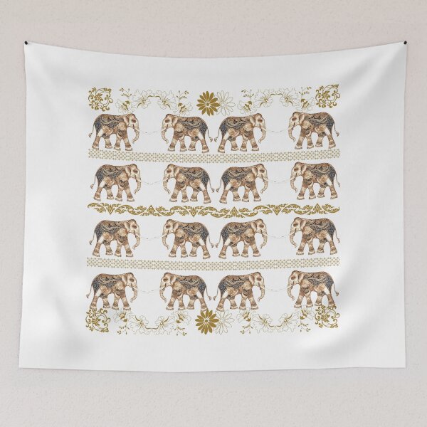 Item preview, Thai elephants and Thai patterns are sweet, soft, and beautiful. designed and sold by K-Kwan.