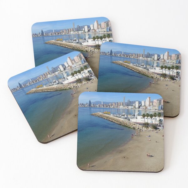Item preview, Benidorm Mal Pas Beach Costa Blanca Spain designed and sold by AndyEvansPhotos.