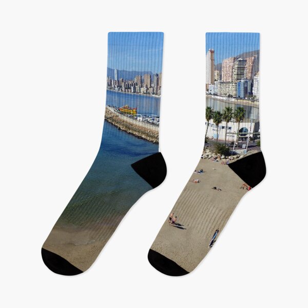 Item preview, Benidorm Mal Pas Beach Costa Blanca Spain designed and sold by AndyEvansPhotos.