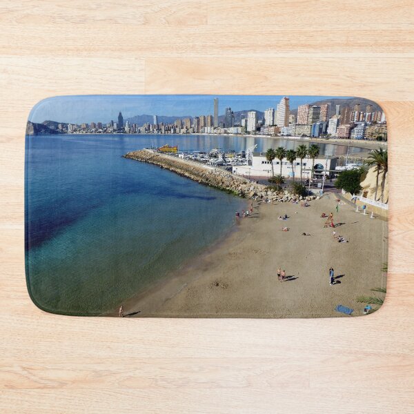 Item preview, Benidorm Mal Pas Beach Costa Blanca Spain designed and sold by AndyEvansPhotos.