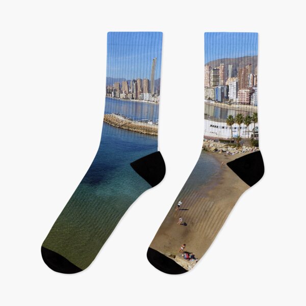 Item preview, Benidorm Mal Pas Beach Costa Blanca Spain designed and sold by AndyEvansPhotos.