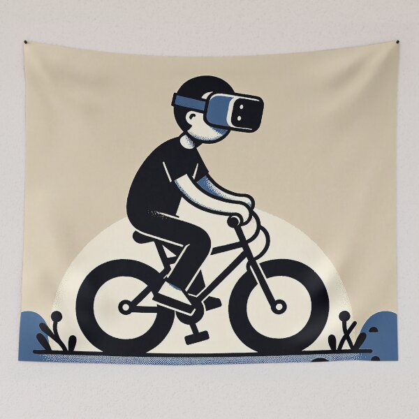 Item preview, "Digital Ride: Cycling in Virtual Reality" designed and sold by zzz888.