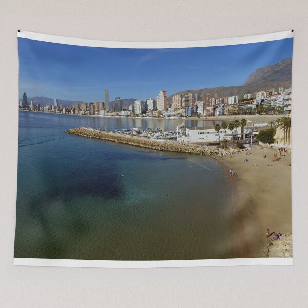 Item preview, Benidorm Mal Pas Beach Costa Blanca Spain designed and sold by AndyEvansPhotos.