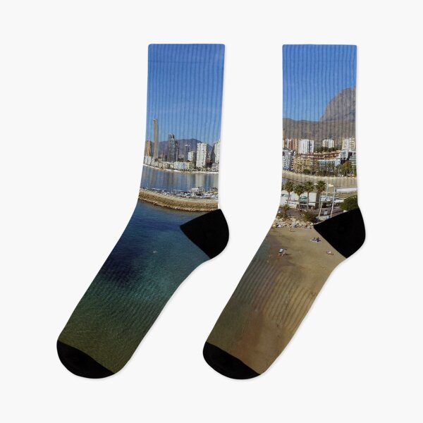 Item preview, Benidorm Mal Pas Beach Costa Blanca Spain designed and sold by AndyEvansPhotos.