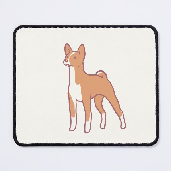 Item preview, basenji illustration designed and sold by Mayarart.