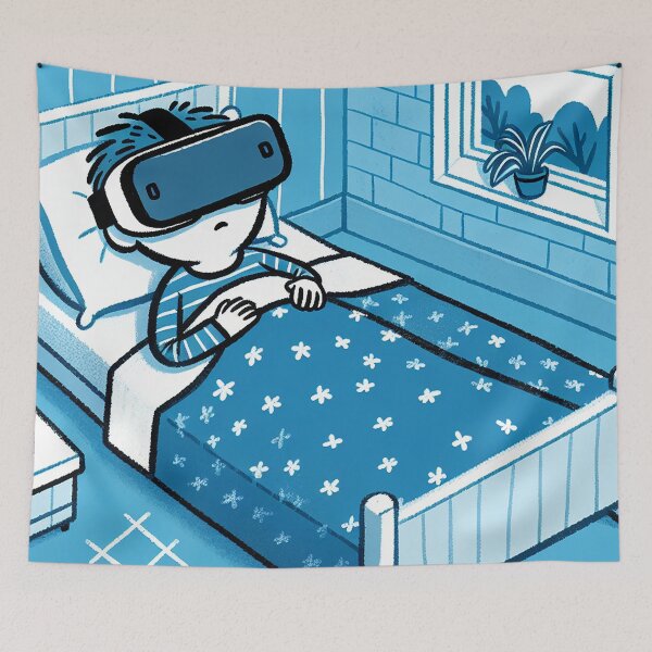 Item preview, "Virtual Reverie: Bedtime VR Sojourn" designed and sold by zzz888.