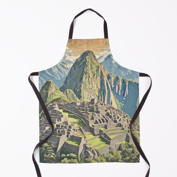 Item preview, Vintage Machu Picchu Peru - Retro travel poster in a minimalist style designed and sold by pod24.