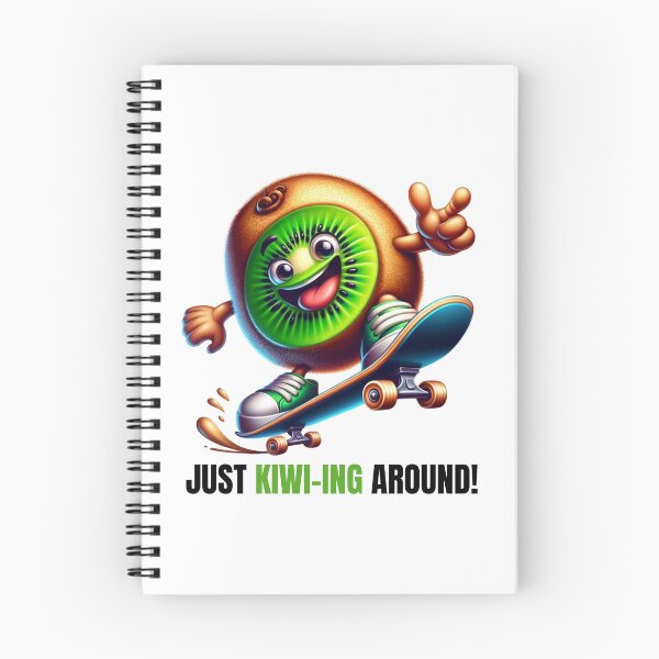 Item preview, Skateboarding Kiwi - Fruity Thrills designed and sold by vk09.