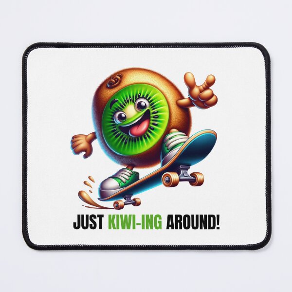 Item preview, Skateboarding Kiwi - Fruity Thrills designed and sold by vk09.