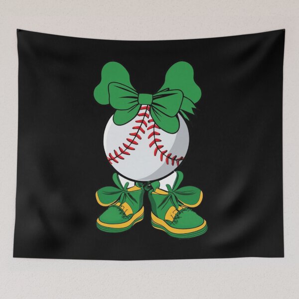 Item preview, Lady Prone To Shenanigans and Malarkey Baseball designed and sold by BlueGoldArt.
