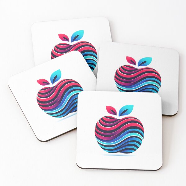 Item preview, Neon Flux Apple designed and sold by Painted Paw Studio.