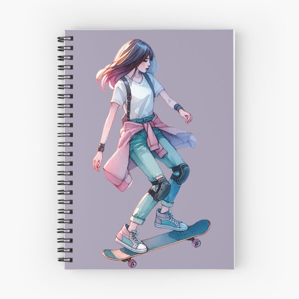 Item preview, Skater Girl  - Water colur designed and sold by subCultGraphix.