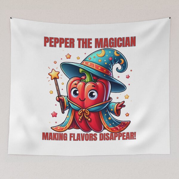 Item preview, Pepper the Magician - Spicy Spells designed and sold by vk09.