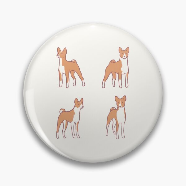 Item preview, basenji dog illustration pack designed and sold by Mayarart.
