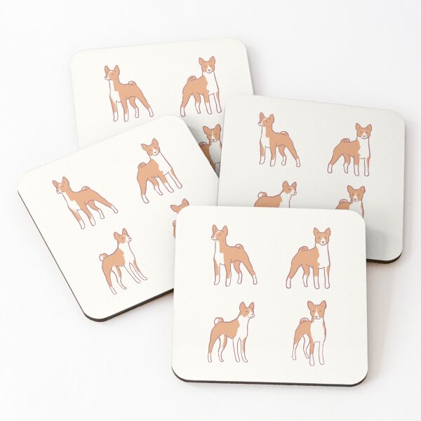 Item preview, basenji dog illustration pack designed and sold by Mayarart.