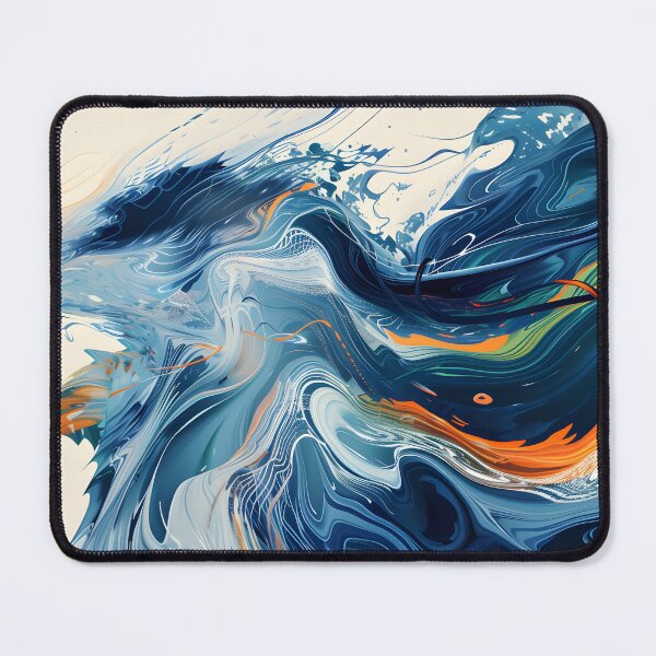 Item preview, Fluid art - flowing abstract waves designed and sold by Wildflow Creations.