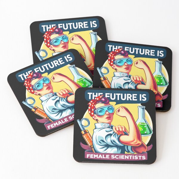 Item preview, The Future is Female Scientist - Lady Lab Rules designed and sold by ashdenent.