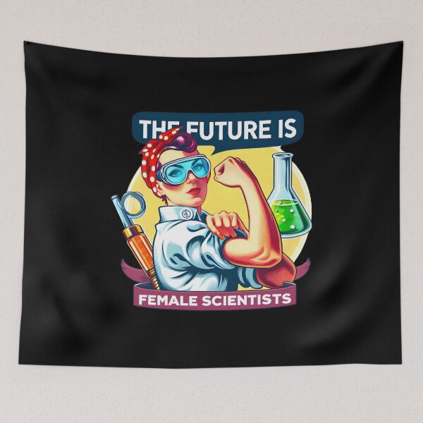 Item preview, The Future is Female Scientist - Lady Lab Rules designed and sold by ashdenent.