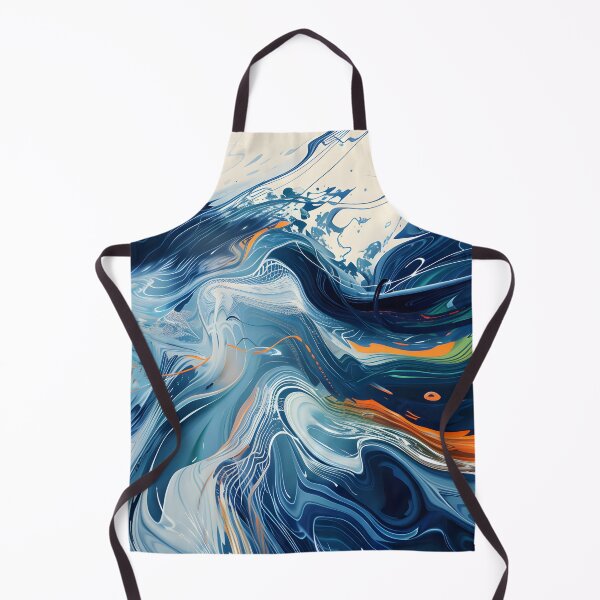 Item preview, Fluid art - flowing abstract waves designed and sold by Wildflow Creations.