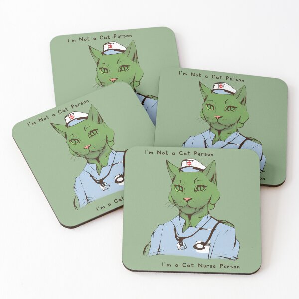 Item preview, I'm Not a Cat Person, I'm a Cat Nurse Person designed and sold by @ndrys.