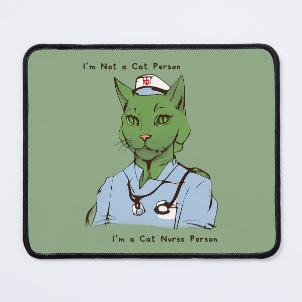 Item preview, I'm Not a Cat Person, I'm a Cat Nurse Person designed and sold by @ndrys.
