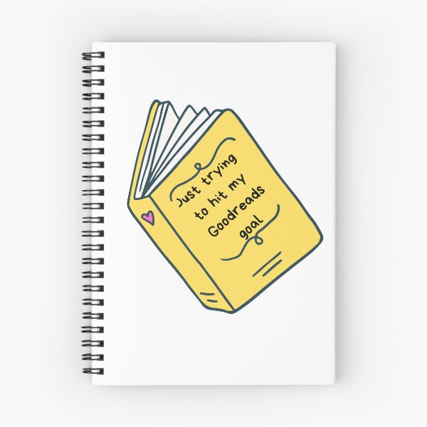 Item preview, Trying to hit my goodreads goal- Yellow designed and sold by calliedancer.