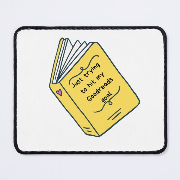Item preview, Trying to hit my goodreads goal- Yellow designed and sold by calliedancer.