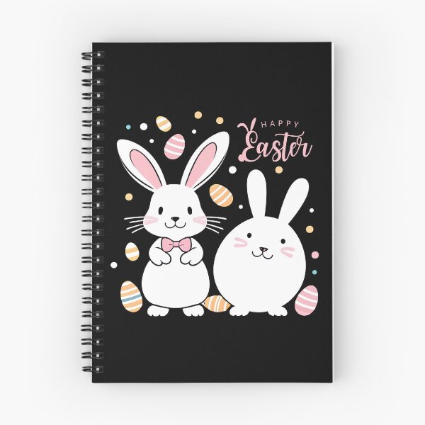 Item preview, Copy of Easy drawing of cute white rabbits and Easter eggs to celebrate Easter. designed and sold by mug&more station.