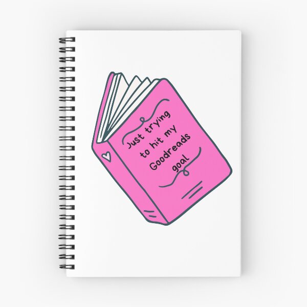 Item preview, Trying to hit my goodreads goal- Pink designed and sold by calliedancer.