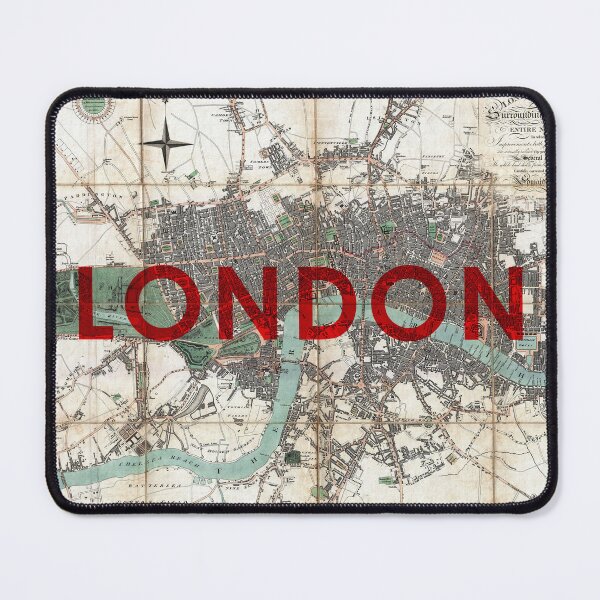 Item preview, London Vintage Map designed and sold by BlessLifePrints.