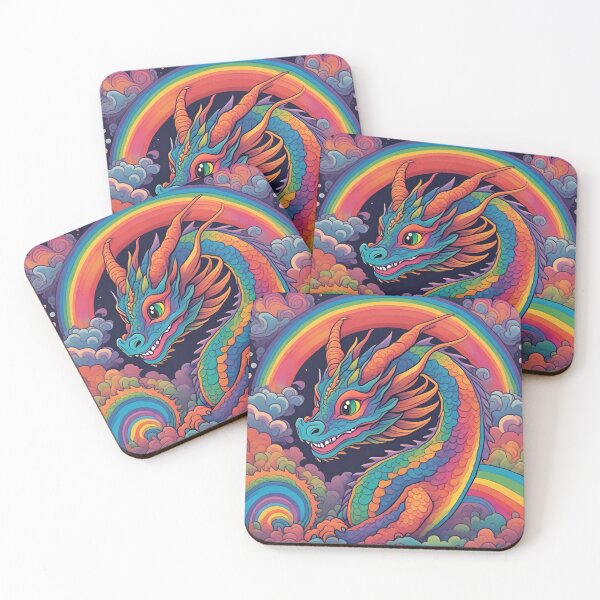 Item preview, Year of the Dragon Rainbow Psychedelic  designed and sold by moongirlsstudio.