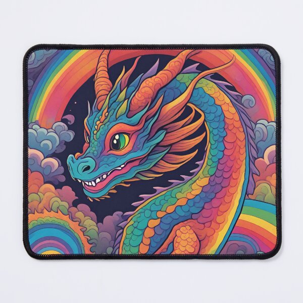 Item preview, Year of the Dragon Rainbow Psychedelic designed and sold by moongirlsstudio.