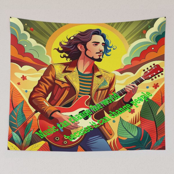 Item preview, Harmony's Melody: Music's Transformative Power designed and sold by AgarutanPrint.