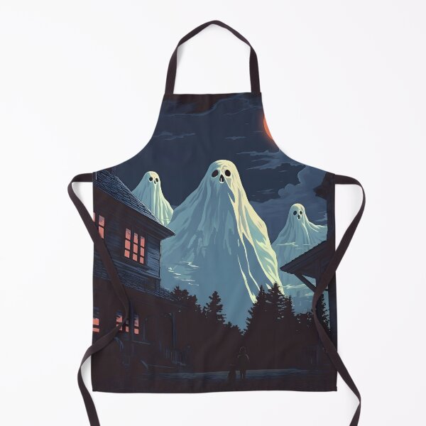 Item preview, Ghosts mountains retro vintage horror designed and sold by Anbe_design.